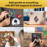 Skillmatics Foil Fun - Pretty Patterns Mess-Free Art Craft Kits for Kids Ages 7+